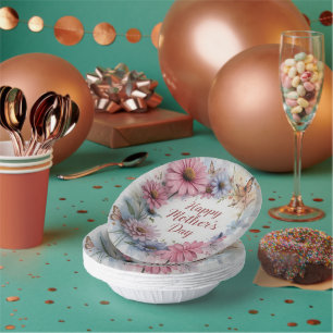 WildFlowers Happy Mother's Day Paper Bowls
