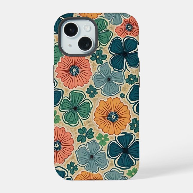 Wildflowers Harmonious Tones Iphone Case (Back)