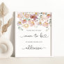 Wildflowers Help the Busy Mom Address an Envelope  Poster