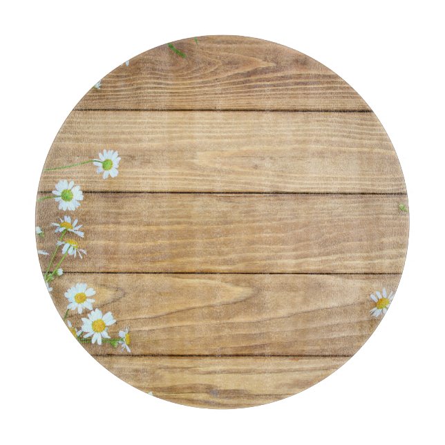 Wildflowers, herbs: wooden background. cutting board (Front)