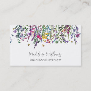 Wildflowers Honey Farm Business Card