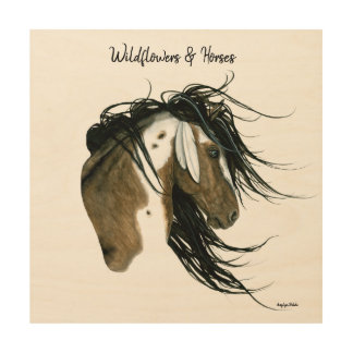 Wildflowers & Horses DreamCatching Art by Bihrle