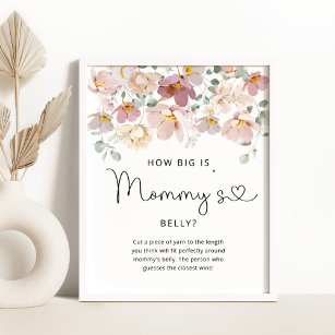 Wildflowers how big is mommy's belly game poster