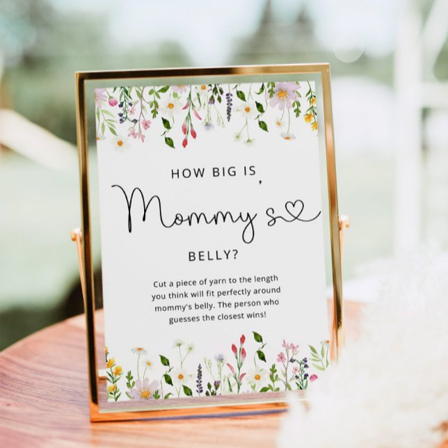 Wildflowers how big is mommy's belly game poster (Creator Uploaded)