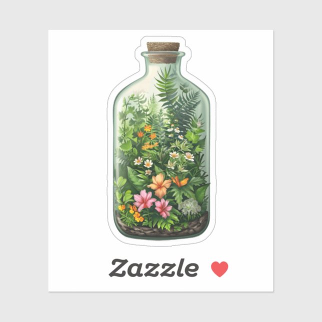 Wildflowers in a Bottle  Sticker (Sheet)