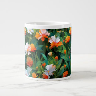 Wildflowers in The Field-20632 Giant Coffee Mug