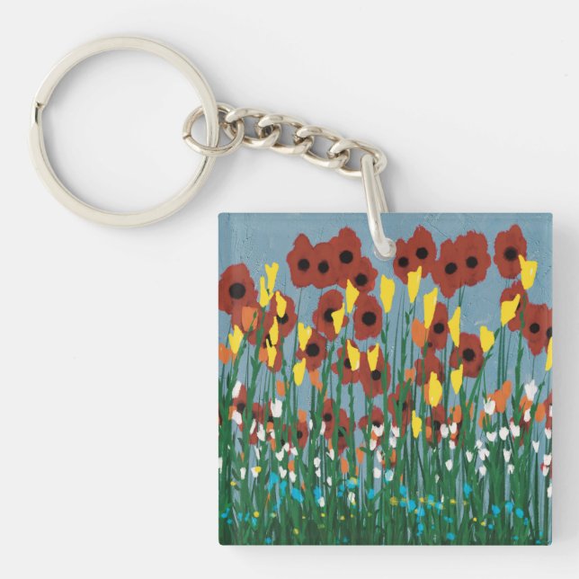 Wildflowers Keychain (Front)
