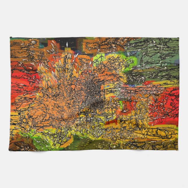 WILDFLOWERS KITCHEN TOWEL (Horizontal)