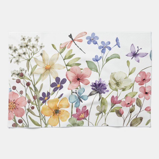 Wildflowers Kitchen Towel (Horizontal)