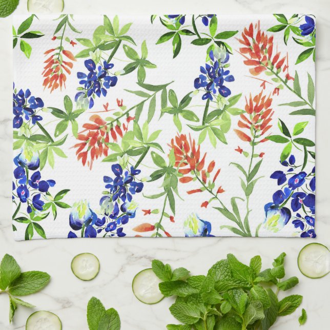 Wildflowers Kitchen Towel (Folded)