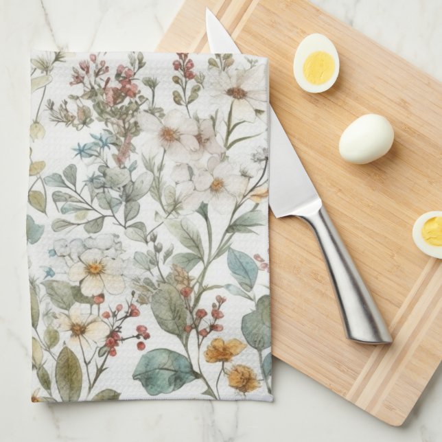 Wildflowers Kitchen Towel (Quarter Fold)