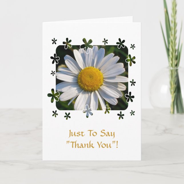 WILDFLOWERS LETTERPRESS THANK YOU CARD (Front)