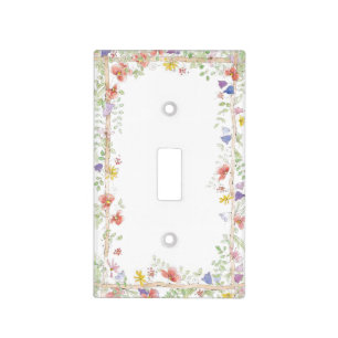 Wildflowers Light Switch Plate
