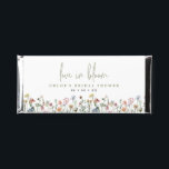 Wildflowers Love In Bloom Bridal Shower Hershey Bar Favors<br><div class="desc">Wildflowers Love In Bloom Bridal Shower Hershey Bar Favors</div>