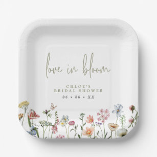 WILDFLOWER SMALL PAPER PLATES – CONFETTIMYPARTY