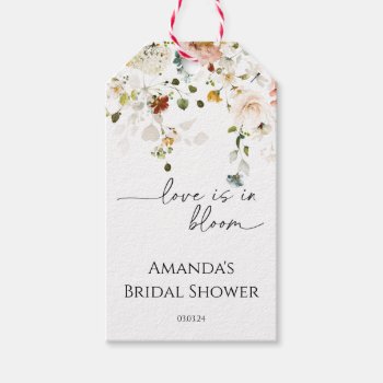 Wildflowers Love Is In Bloom Gift Tags by SugSpc_Invitations at Zazzle
