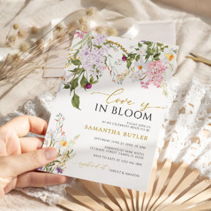 Wildflowers Love is in Bloom Shower Invitation