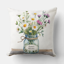 Wildflowers Mason Jar