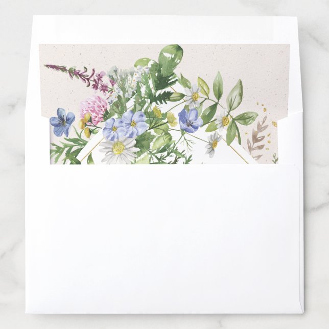 Wildflowers Mother Nature Envelope Liner (In Envelope)