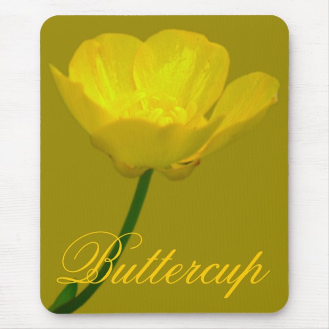 Wildflowers Mousepad  Buttercup Computer Gifts (Front)
