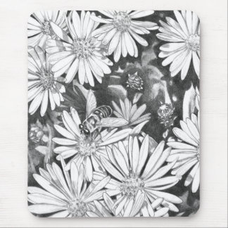 Wildflowers Mousepad Flower Art Computer Decor