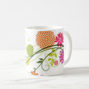 Wildflowers Mug Designs, Watercolor Floral mug W