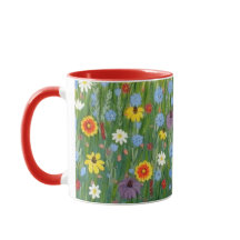 Wildflowers Mug with Indian Blanket Flowers