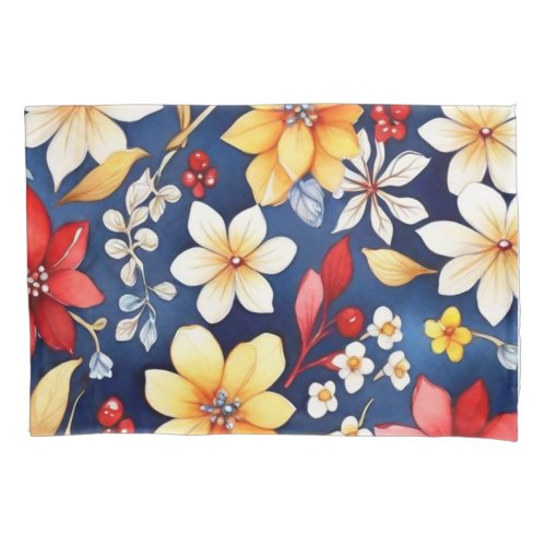 wildflowers Multicolor Pillow Case