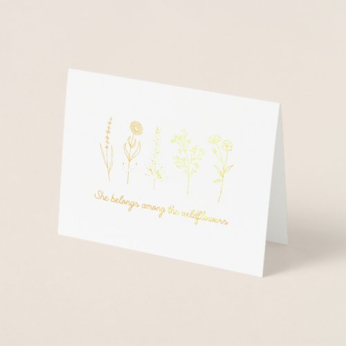 Wildflowers Note Card