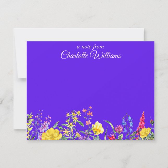 Wildflowers Note Cards (Front)