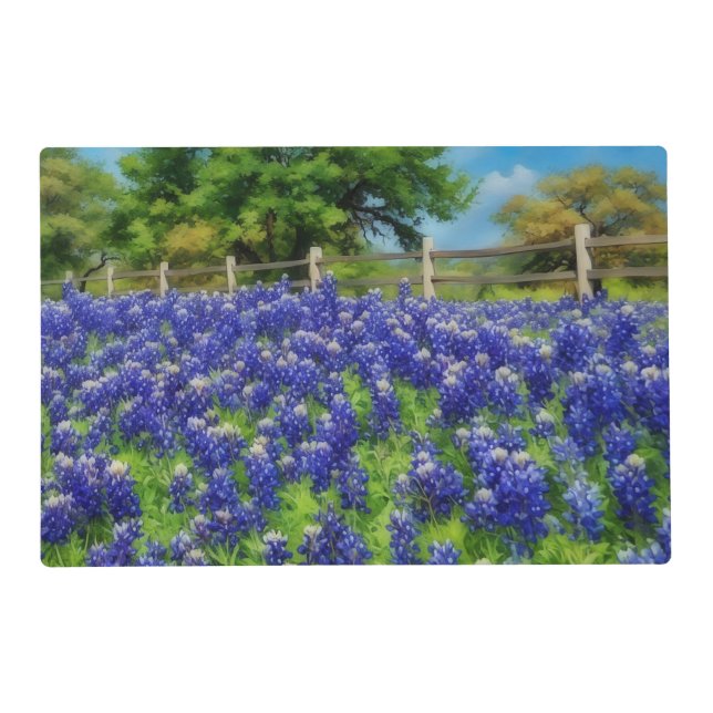 Wildflowers of Texas Art Placemat (Front)