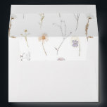 wildflowers pattern envelope<br><div class="desc">delicate wildflowers pattern envelopes</div>