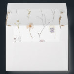 wildflowers pattern envelope<br><div class="desc">delicate wildflowers pattern envelopes</div>