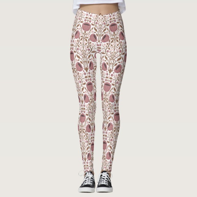 Wildflowers pattern leggings (Front)
