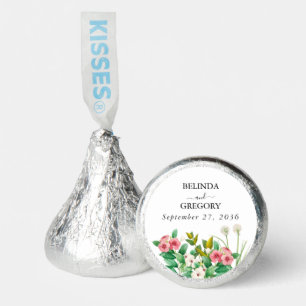 Wildflowers Periwinkle Watercolor Wedding  Hershey®'s Kisses®