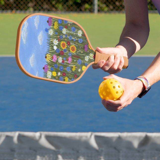 Wildflowers Personalized Pickleball Paddle (Insitu)