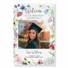 Wildflowers Photo Graduation Welcome