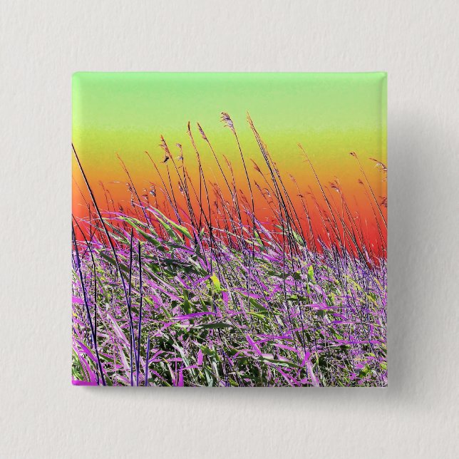 WILDFLOWERS PINBACK BUTTON (Front)