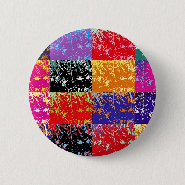 WILDFLOWERS PINBACK BUTTON (Front)