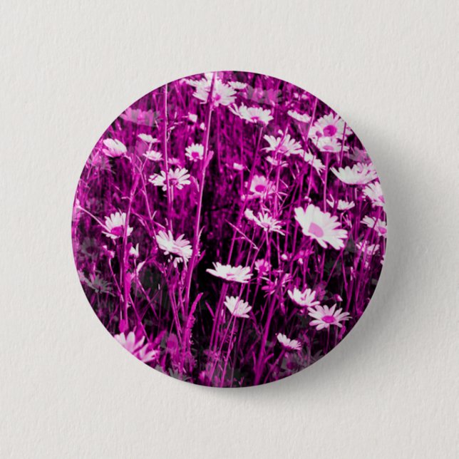 WILDFLOWERS PINBACK BUTTON (Front)