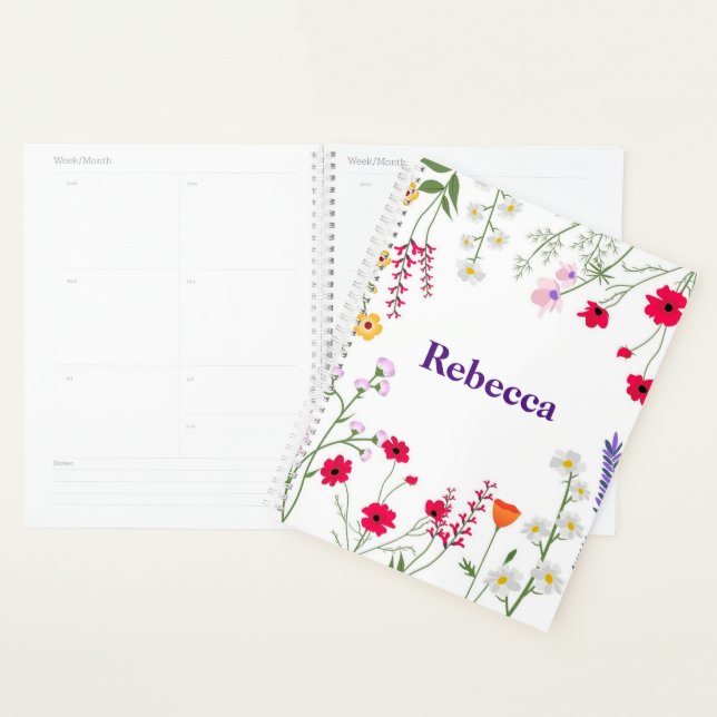 Wildflowers  planner (Display)