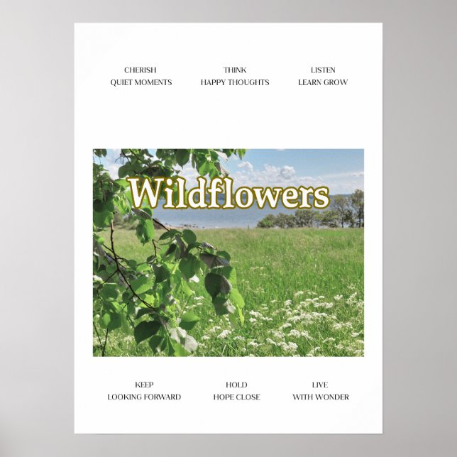Wildflowers Poster (Front)