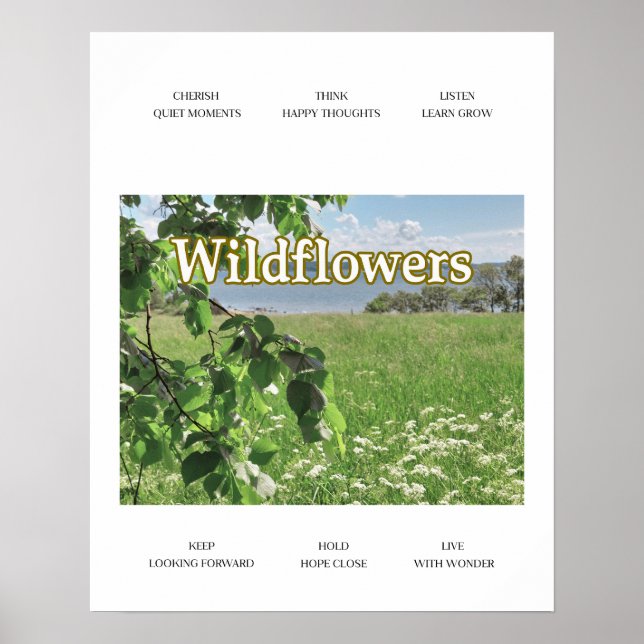 Wildflowers Poster (Front)