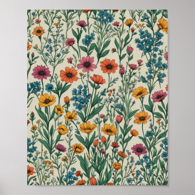 Wildflowers Poster (Front)