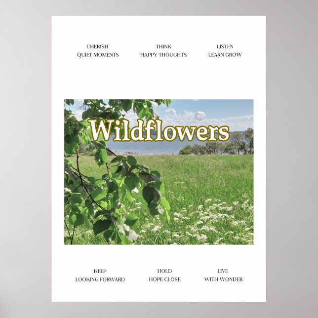Wildflowers Poster (Front)