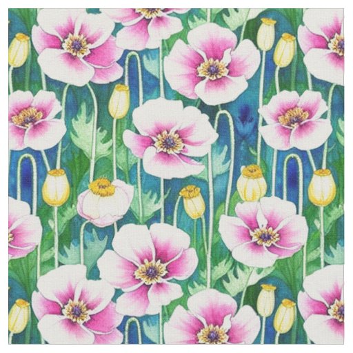 Wildflowers Print Fabric