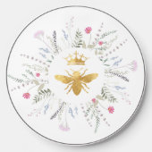 wildflowers queen bee design wireless charger (Front)