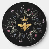 wildflowers queen bee wireless charger (Front)