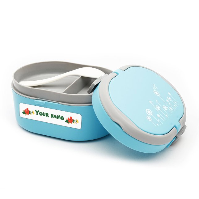 Wildflowers red poppy custom kids labels (Creator Uploaded)