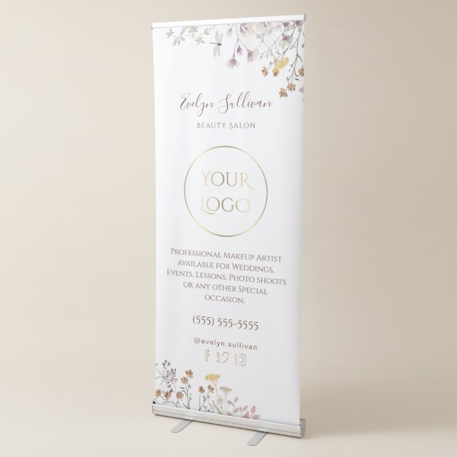 Wildflowers retractable banner (3/4)